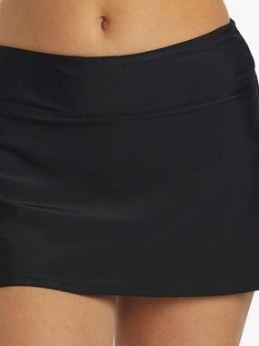 Sporti Black Swim Skort Large NWT
